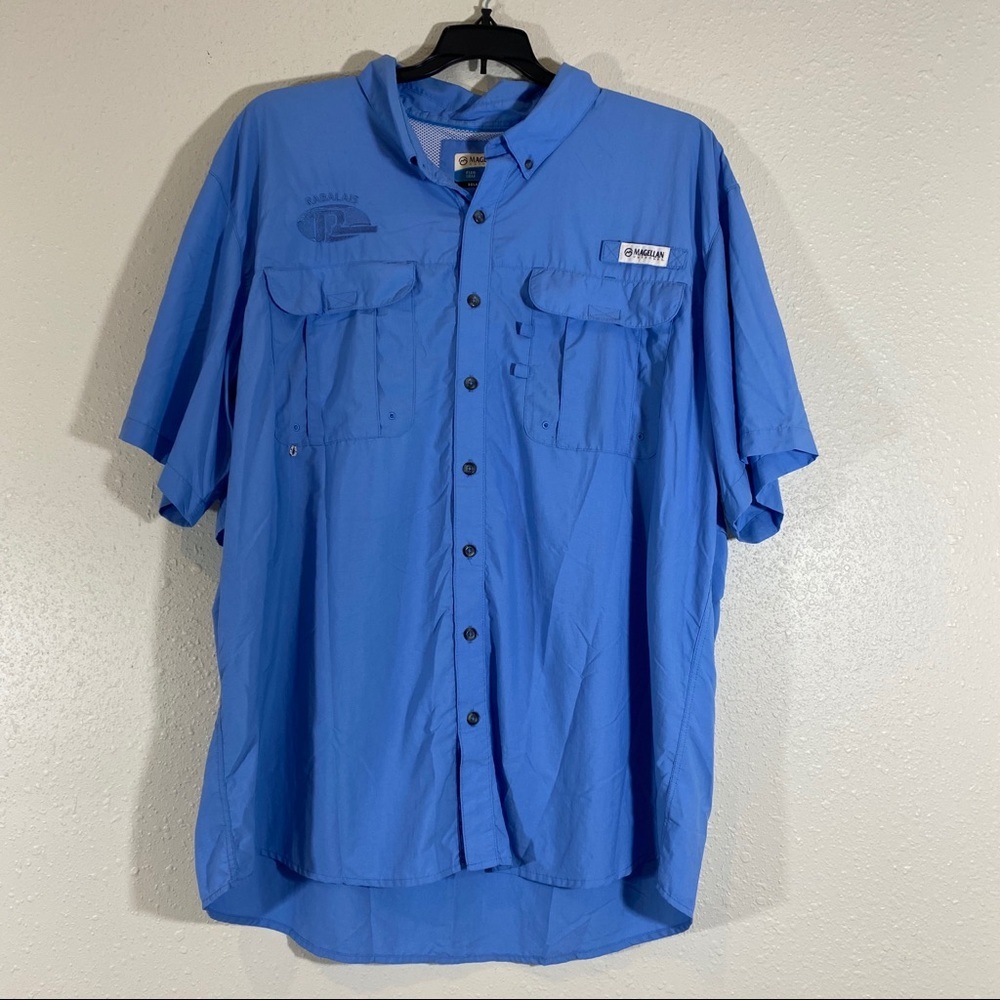 Magellan Men Shirt 2XL Fishing Gear Relaxed button Down Shirt ventilated…